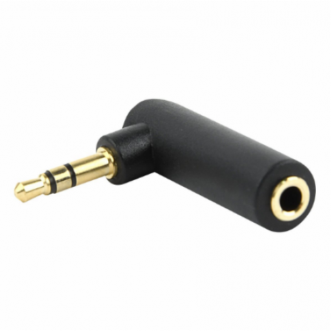 Perėjimas 3.5mm stereo → 3.5mm stereo (K-L) kampu Gembird